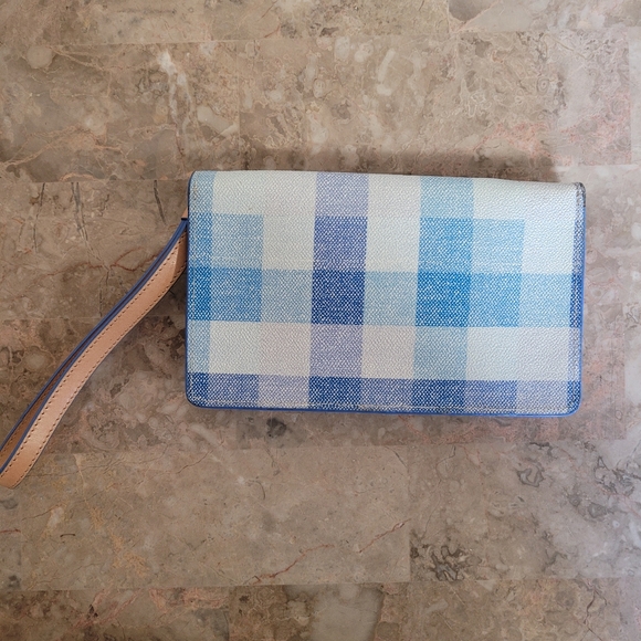 Dooney & Bourke Milly Wristlet Quadretto Check - Picture 2 of 10